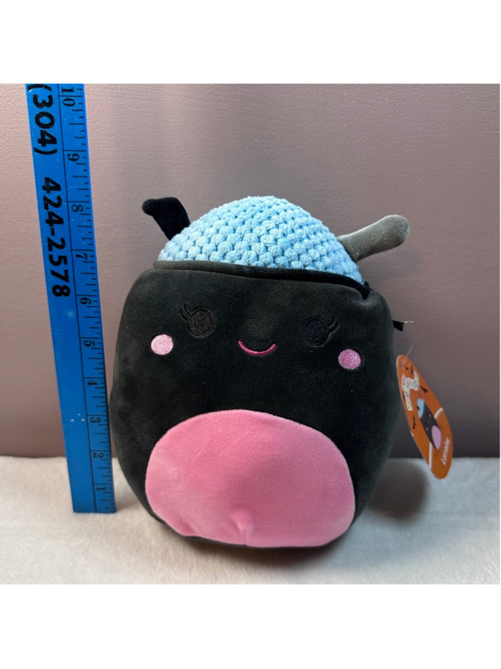 Squishmallows Lorraine Bat Plush 7 Inch Halloween Stuffed Animal NWT - Picture 3 of 4